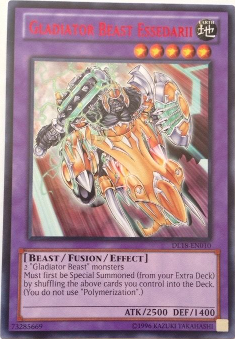 Gladiator Beast Essedarii (Red) [DL18-EN010] Rare