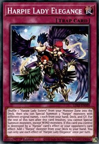 Harpie Lady Elegance [LDS2-EN089] Common