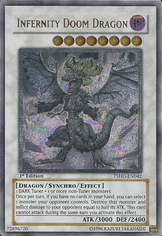 Infernity Doom Dragon [TSHD-EN042] Ultimate Rare