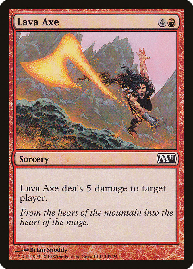 Lava Axe [Magic 2011]