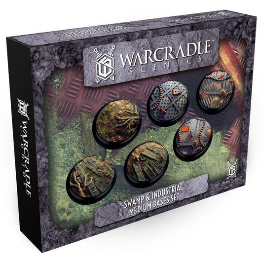 Warcradle Swamp & Industrial Medium Bases Set