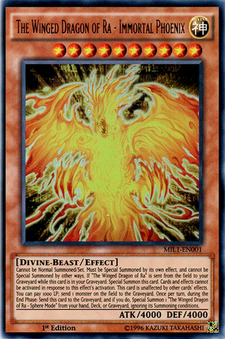 The Winged Dragon of Ra - Immortal Phoenix [MIL1-EN001] Ultra Rare