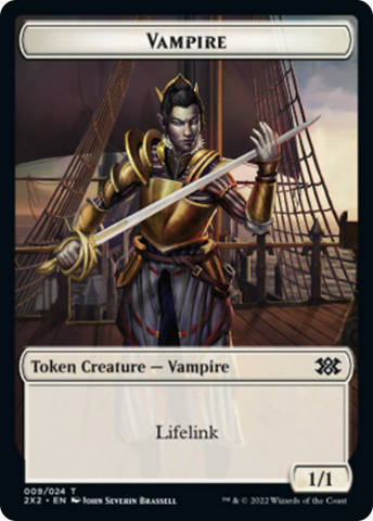 Elemental // Vampire Double-Sided Token [Double Masters 2022 Tokens]