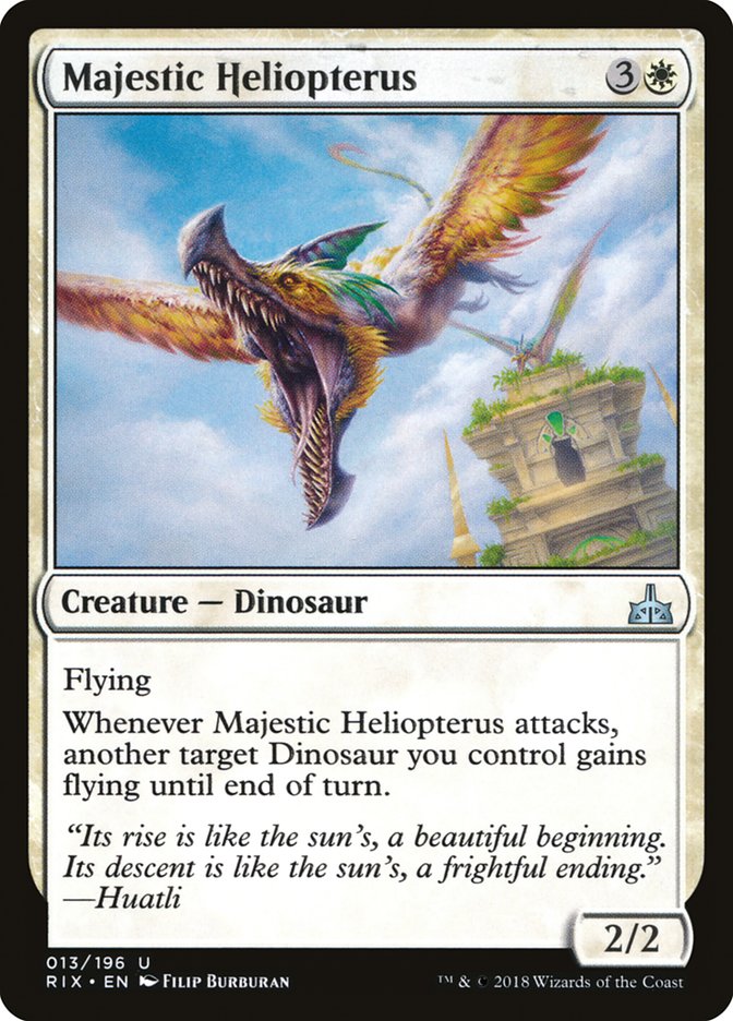 Majestic Heliopterus [Rivals of Ixalan]