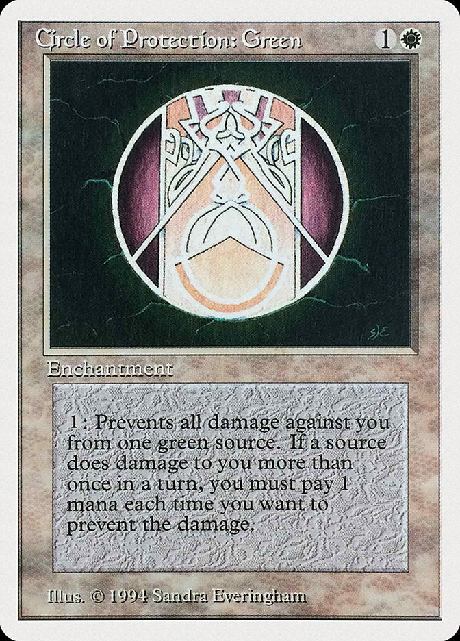 Circle of Protection: Green [Summer Magic / Edgar]