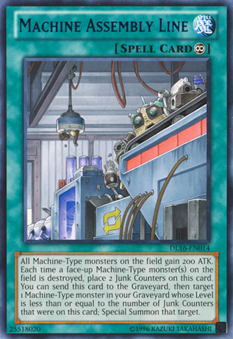 Machine Assembly Line (Blue) [DL16-EN014] Rare