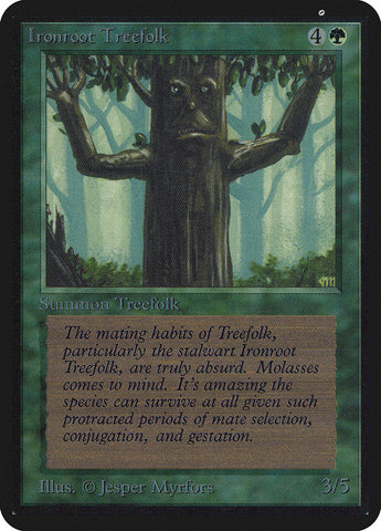 Ironroot Treefolk [Alpha Edition]