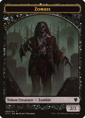 Zombie Token [Commander 2017 Tokens]