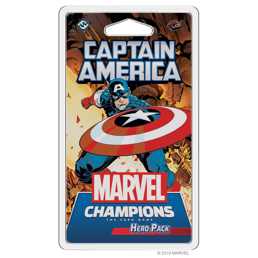 FANTASY FLIGHT GAMES MARVEL CHAMPIONS: CAPTAIN AMERICA HERO PACK