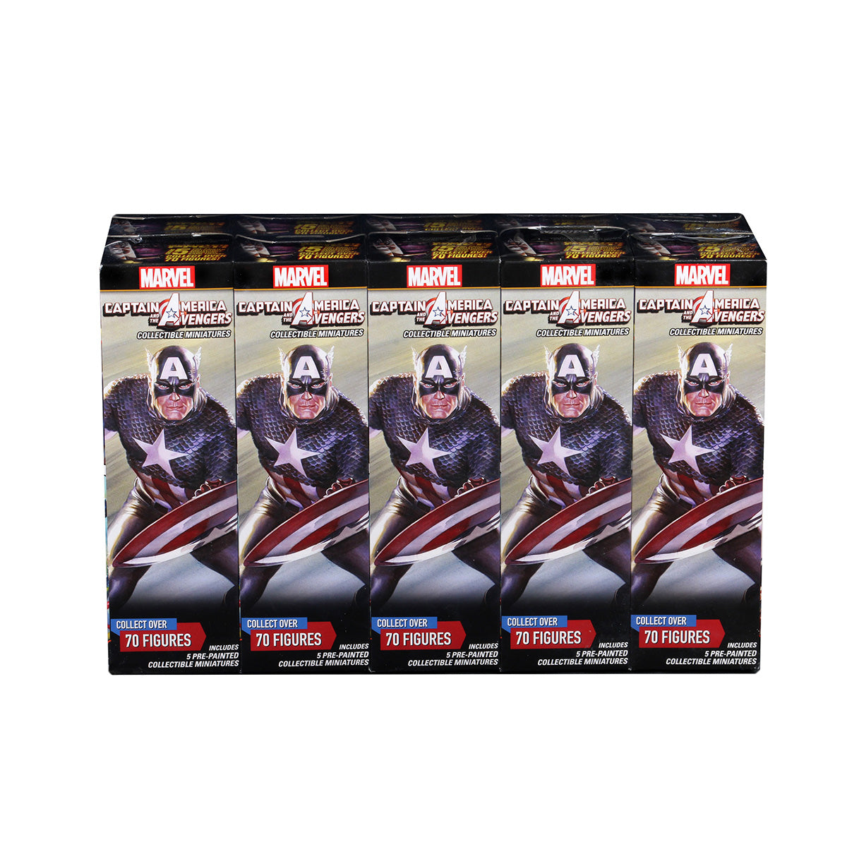 Marvel HeroClix Captain America and the Avengers Booster Brick