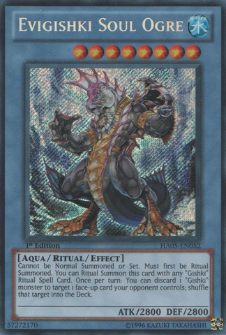 Evigishki Soul Ogre [HA05-EN052] Secret Rare