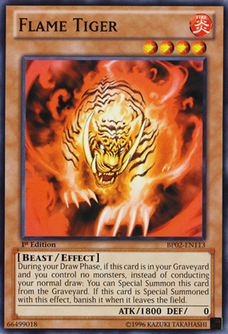 Flame Tiger [BP02-EN113] Mosaic Rare