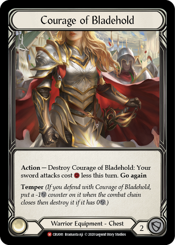 Courage of Bladehold [CRU081] (Crucible of War)  1st Edition Normal