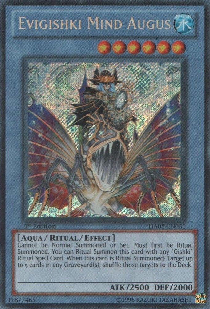 Evigishki Mind Augus [HA05-EN051] Secret Rare