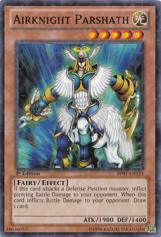 Airknight Parshath [BP01-EN124] Starfoil Rare