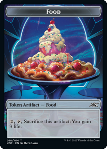 Squirrel // Food (010) Double-Sided Token [Unfinity Tokens]