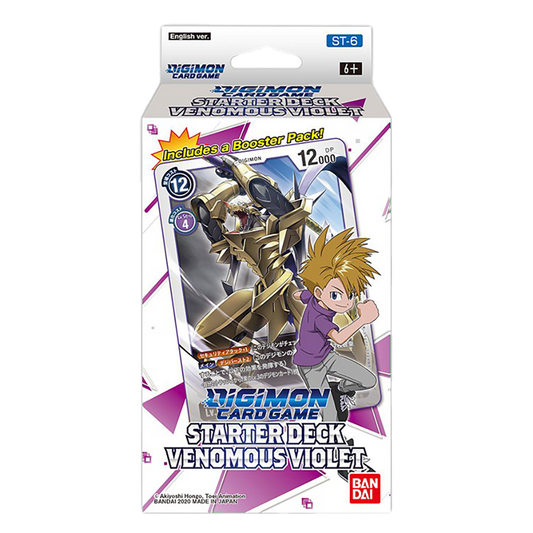 Digimon Card Game Starter Deck - Venomous Violet ST-6