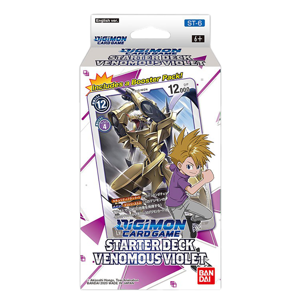 Digimon Card Game Starter Deck - Venomous Violet ST-6
