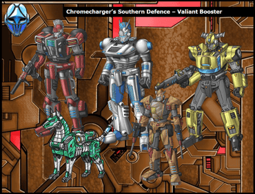 Chromecharger’s Southern Defenders Warriors – Valiants Booster Set Bot War
