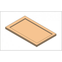 Close Order Tray (20mm) 100mm x 80mm Depth Top Layer: 3mm