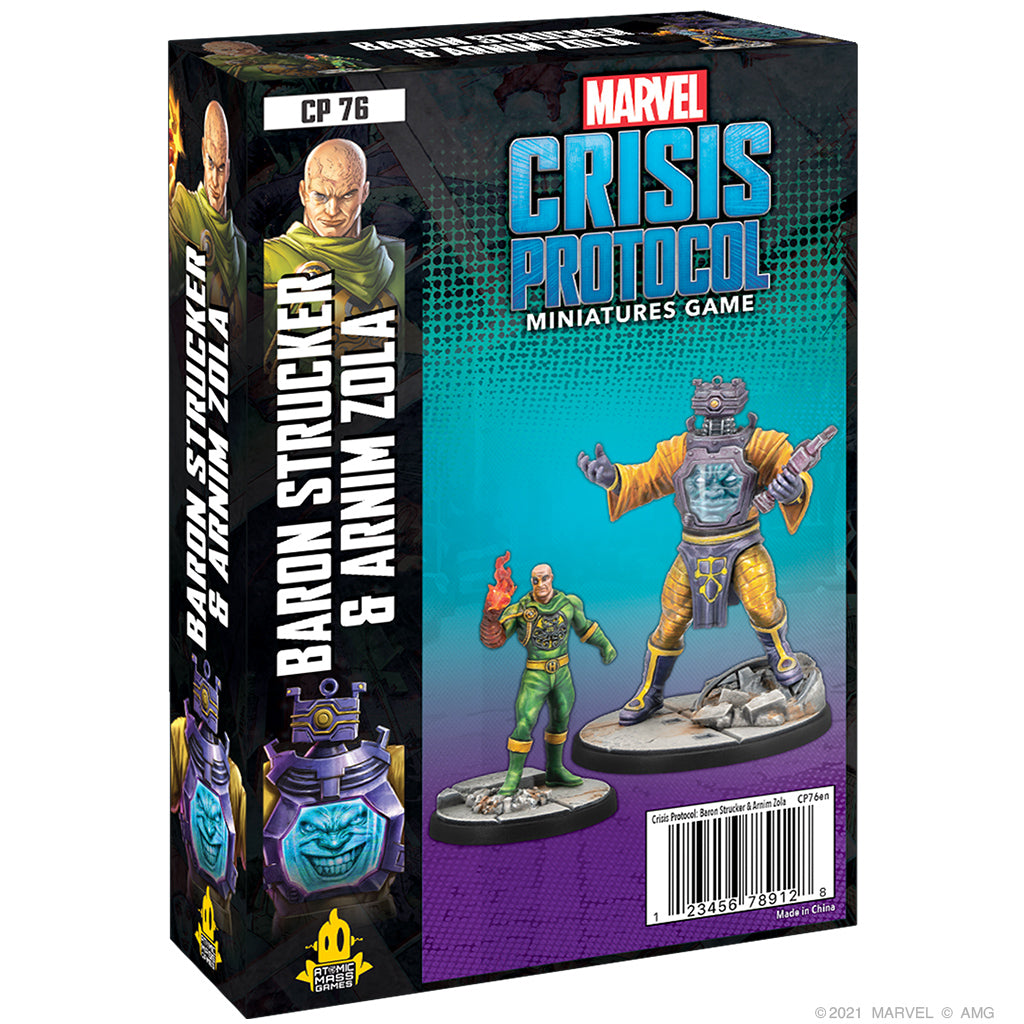 Baron Strucker and Arnim Zola: Marvel Crisis Protocol