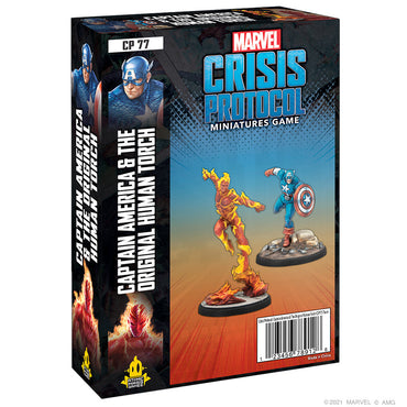 Captain America and the Original Human Torch: Marvel Crisis Protocol