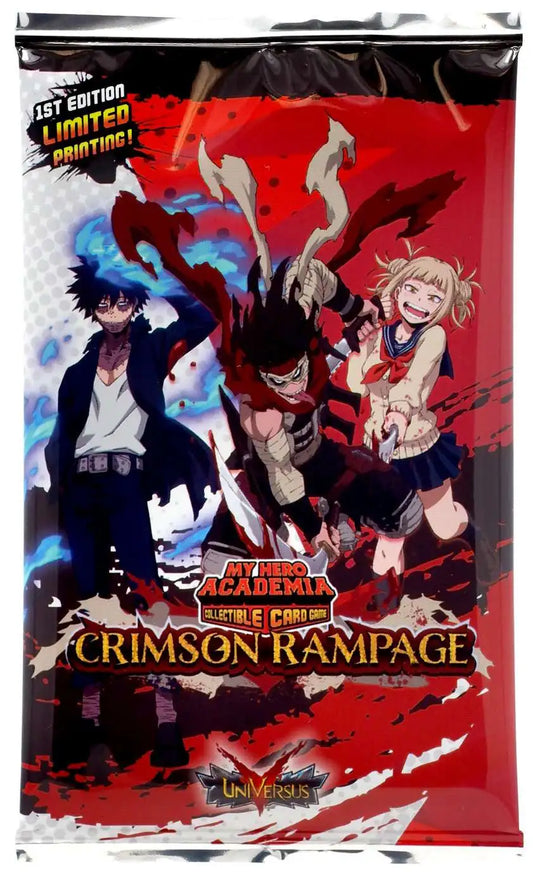 UniVersus CCG My Hero Academia CCG - Booster Pack Wave 2 Crimson Rampage