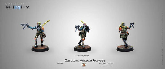 Cube Jagers, Mercenary Recoverers (SMG) Infinity Corvus Belli