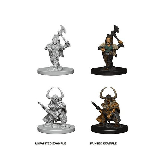 D&D Nolzur's Marvelous Miniatures Dwarf Barbarian (Female)