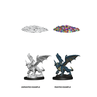 D&D Nolzur's Marvelous Miniatures Blue Dragon Wyrmling
