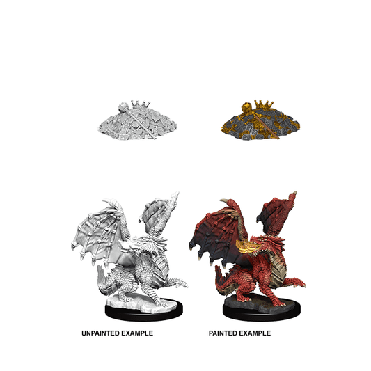D&D Nolzur's Marvelous Miniatures Red Dragon Wyrmling