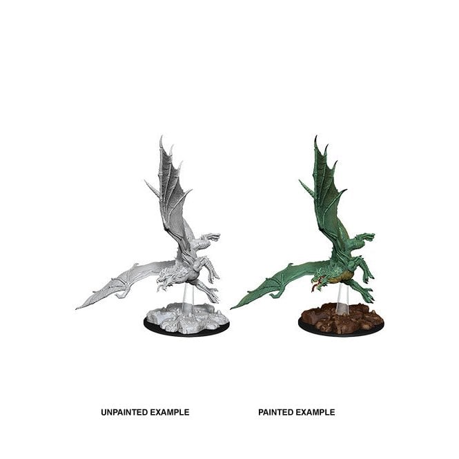 WIZKIDS D&D NOLZUR'S MARVELOUS MINIATURES (WAVE 8) - YOUNG GREEN DRAGON