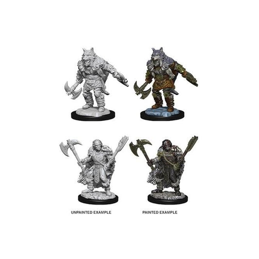 D&D Nolzur's Marvelous Miniatures Half-Orc Barbarian (Male)
