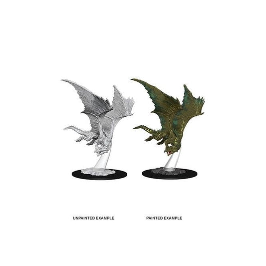 WIZKIDS D&D NOLZUR'S MARVELOUS MINIATURES (WAVE 9) - YOUNG BRONZE DRAGON