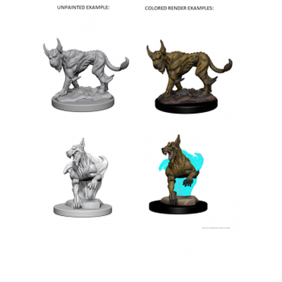 D&D Nolzur's Marvelous Miniatures Blink Dogs