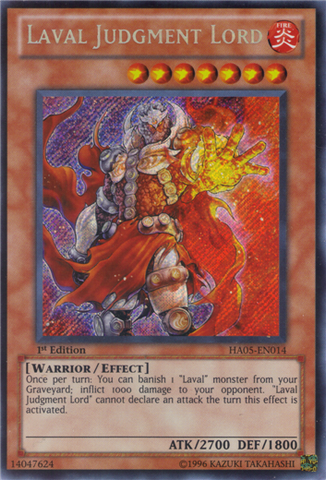 Laval Judgment Lord [HA05-EN014] Secret Rare