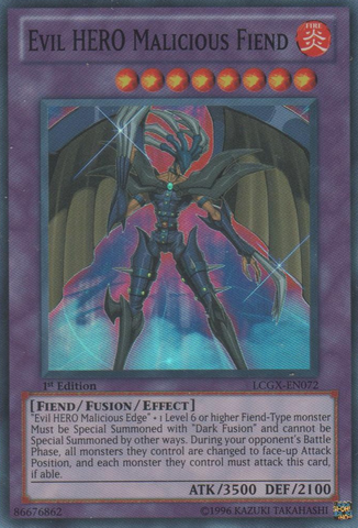 Evil HERO Malicious Fiend [LCGX-EN072] Super Rare