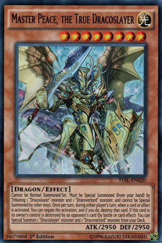 Master Peace, the True Dracoslayer [TDIL-EN020] Ultra Rare