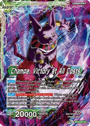 Champa // Champa, Victory at All Costs (BT16-047) [Realm of the Gods]