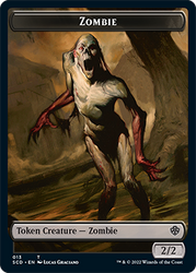 Ogre // Zombie Double-Sided Token [Starter Commander Decks]