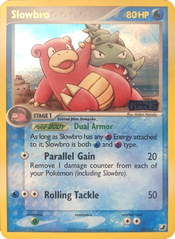 Slowbro (13/115) (Stamped) [EX: Unseen Forces]