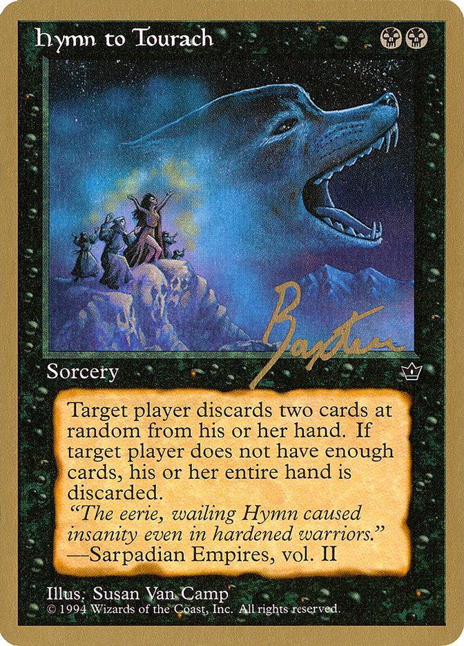 Hymn to Tourach (Wolf) (George Baxter) [Pro Tour Collector Set]