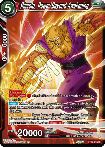 Piccolo, Power Beyond Awakening (BT22-015) [Critical Blow]