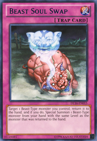 Beast Soul Swap (Blue) [DL16-EN015] Rare