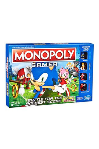 Nintendo Board Game Monopoly Gamer Sonic the Hedgehog Edition