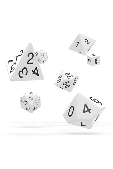Oakie Doakie Dice RPG Set Solid - White (7)