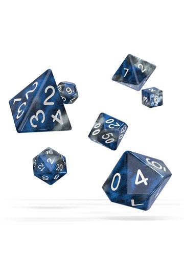Oakie Doakie Dice RPG Set Gemidice - Liquid Steel (7)