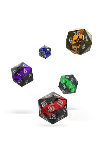 Oakie Doakie Dice D20 Spindown Dice Set Enclave (5)