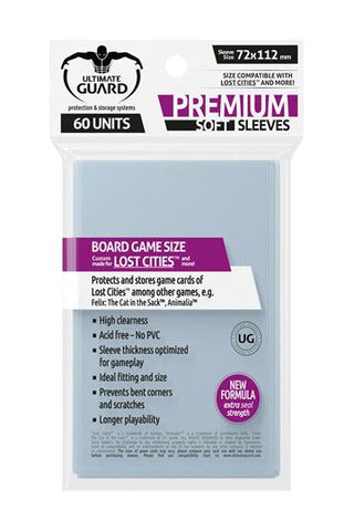 Ultimate Guard Premium Soft Sleeves for Board Game Cards Lost Cities™ (60)