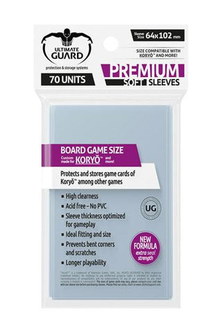 Ultimate Guard Premium Soft Sleeves for Board Game Cards Koryó™ (70)